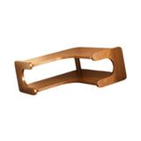 Maxbell Desktop Corner Organizer Shelf Wood Shelf for Apartment Hotel Dressing Table 35x35x13cm