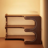 Maxbell Desktop Corner Organizer Shelf Wood Shelf for Apartment Hotel Dressing Table 35x35x31cm