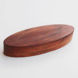Maxbell Wood Serving Tray Oval Shape Dessert Snack Plate for Festival Kitchen Cheese