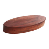 Maxbell Wood Serving Tray Oval Shape Dessert Snack Plate for Festival Kitchen Cheese