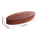 Maxbell Wood Serving Tray Oval Shape Dessert Snack Plate for Festival Kitchen Cheese