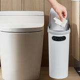 Maxbell Kitchen Wastebasket Simple Slim Narrow Garbage Can for Bedroom Entryway Home