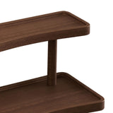Maxbell Wooden Riser Display Shelf Organizer 2 Layers for Dorm Room Bathroom Bedroom 32x15x19cm