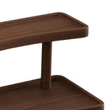 Maxbell Wooden Riser Display Shelf Organizer 2 Layers for Dorm Room Bathroom Bedroom 40x20x22cm
