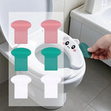 Maxbell 6Pcs Toilet Seat Lift Handles Restroom No Contact Lifting Toilet Lid Lifters