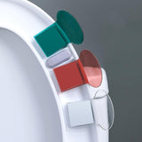 Maxbell 6Pcs Toilet Seat Lift Handles Restroom No Contact Lifting Toilet Lid Lifters