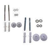 Maxbell Bathrooms Fitting Kit Screw Bolts Professional Fixtures Universal Wall Mount 0.8cmx7.8cm