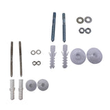 Maxbell Bathrooms Fitting Kit Screw Bolts Professional Fixtures Universal Wall Mount 0.8cmx7.8cm