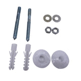 Maxbell Bathrooms Fitting Kit Screw Bolts Professional Fixtures Universal Wall Mount 0.8cmx7.8cm