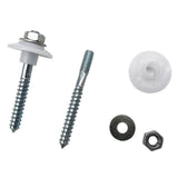 Maxbell Bathrooms Fitting Kit Screw Bolts Professional Fixtures Universal Wall Mount 0.8cmx7.8cm