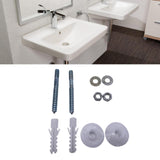 Maxbell Bathrooms Fitting Kit Screw Bolts Professional Fixtures Universal Wall Mount 0.8cmx7.8cm