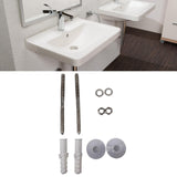 Maxbell Bathrooms Fitting Kit Screw Bolts Professional Fixtures Universal Wall Mount 0.8cmx11cm