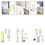 Maxbell Toilet Seat Screw 400kg Load Capacity Hardware Toilet Seat Mounting Fittings Top Mounted