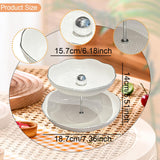 Maxbell Party Serving Platter Storage Dessert Stand for Banquet Birthday Wedding small and medium