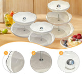 Maxbell Party Serving Platter Storage Dessert Stand for Banquet Birthday Wedding small and medium