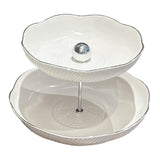 Maxbell Party Serving Platter Storage Dessert Stand for Banquet Birthday Wedding small and medium