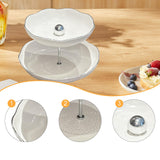 Maxbell Party Serving Platter Storage Dessert Stand for Banquet Birthday Wedding small and medium