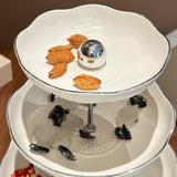 Maxbell Party Serving Platter Storage Dessert Stand for Banquet Birthday Wedding small and medium