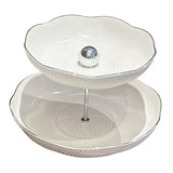 Maxbell Party Serving Platter Storage Dessert Stand for Banquet Birthday Wedding large and medium