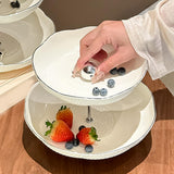 Maxbell Party Serving Platter Storage Dessert Stand for Banquet Birthday Wedding large and medium