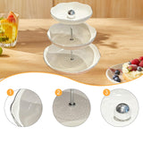 Maxbell Party Serving Platter Storage Dessert Stand for Banquet Birthday Wedding small medium large