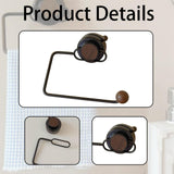 Maxbell Suction Cup Toilet Paper Holder Shelf Roll Paper Rack for Restaurant Kitchen