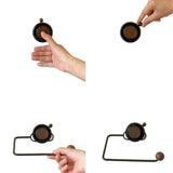 Maxbell Suction Cup Toilet Paper Holder Shelf Roll Paper Rack for Restaurant Kitchen