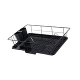 Maxbell Sink Drainer Rack Sink Stable Chopstick Spoon Fork Storage Dish Rack Drainer Black