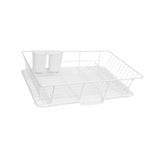 Maxbell Sink Drainer Rack Sink Stable Chopstick Spoon Fork Storage Dish Rack Drainer White