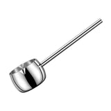 Maxbell Hot Oil Pan Easy to Clean Multiuse Long Handle for Home Travel Making Sauces 300ML