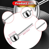 Maxbell Hot Oil Pan Easy to Clean Multiuse Long Handle for Home Travel Making Sauces 300ML