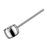 Maxbell Hot Oil Pan Easy to Clean Multiuse Long Handle for Home Travel Making Sauces 400ML