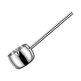 Maxbell Hot Oil Pan Easy to Clean Multiuse Long Handle for Home Travel Making Sauces 400ML