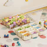 Maxbell Snack Box Container Reusable Holder Travel Snack Tray for Cookies Snack Work