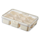 Maxbell Snack Box Container Reusable Holder Travel Snack Tray for Cookies Snack Work