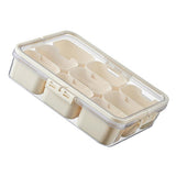 Maxbell Snack Box Container Reusable Holder Travel Snack Tray for Cookies Snack Work