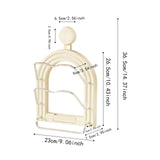 Maxbell Wall Mounted Pot Cover Rack Pot Lids Holder for Restaurant Cabinet Door Wall