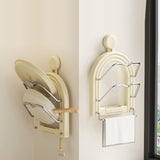 Maxbell Wall Mounted Pot Cover Rack Pot Lids Holder for Restaurant Cabinet Door Wall