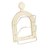 Maxbell Wall Mounted Pot Cover Rack Pot Lids Holder for Restaurant Cabinet Door Wall