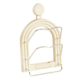 Maxbell Wall Mounted Pot Cover Rack Pot Lids Holder for Restaurant Cabinet Door Wall