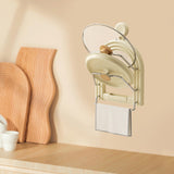 Maxbell Wall Mounted Pot Cover Rack Pot Lids Holder for Restaurant Cabinet Door Wall