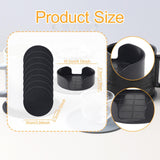 Maxbell 8Pcs Drink Coasters Gift Decor Mug Coaster for Coffee Table Desk Hot or Cold With Base