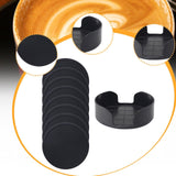 Maxbell 8Pcs Drink Coasters Gift Decor Mug Coaster for Coffee Table Desk Hot or Cold With Base