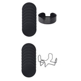 Maxbell 8Pcs Drink Coasters Gift Decor Mug Coaster for Coffee Table Desk Hot or Cold With Base