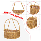 Maxbell Hanging Storage Basket Handwoven Storage Organizer for Office Kitchen Closet