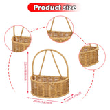 Maxbell Hanging Storage Basket Handwoven Storage Organizer for Office Kitchen Closet