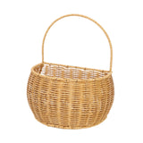 Maxbell Woven Hanging Basket Handmade Hanging Fruit Basket for Office Kitchen Closet L