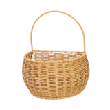 Maxbell Woven Hanging Basket Handmade Hanging Fruit Basket for Office Kitchen Closet L