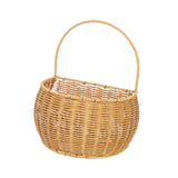 Maxbell Woven Hanging Basket Handmade Hanging Fruit Basket for Office Kitchen Closet L