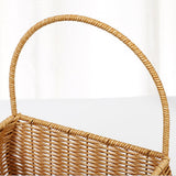 Maxbell Woven Hanging Basket Handmade Hanging Fruit Basket for Office Kitchen Closet L